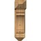 Ekena Millwork Olympic Arts and Crafts Rough Sawn Bracket w/ Offset Brace, Western Red Cedar, 8"W x 22"D x 30"H BKT0806X22X30OLY03RWR - alternate 3